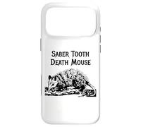 Carcasa para iPhone 17 Pro MAX Divertido Sable Diente Muerte Ratón Mal Nombre Animal Incorrecto Broma Estúpida