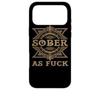 Carcasa para iPhone 17 Pro MAX Divertido Sobriedad Amantes del Alcohol Sober As Fuck AF