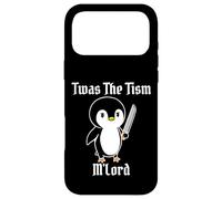 Carcasa para iPhone 17 Pro MAX Divertido TWAS The Tism M'Lord Vintage Lindo pingüino Gen Z Meme