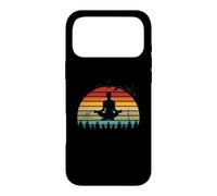 Carcasa para iPhone 17 Pro MAX Divertidos Instructores de Yoga para meditación, diseño Retro