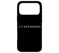 Carcasa para iPhone 17 Pro MAX Dividendos I Love Dividends Que me Gustan Acciones