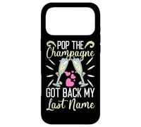 Carcasa para iPhone 17 Pro MAX Divorcio: Pop The Champagne, Recuperé Mi Apellido
