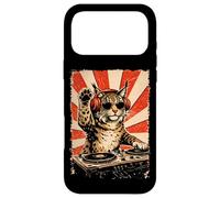 Carcasa para iPhone 17 Pro MAX DJ Luchs - Mesa de Mezclas con Auriculares, diseño Retro Vintage