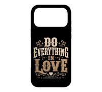 Carcasa para iPhone 17 Pro MAX Do Everything In Love 1 Corintios 16:14 Versículo bíblico de fe