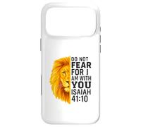 Carcasa para iPhone 17 Pro MAX Do Not Fear For I Am with You Isaiah 41:10 Lion Graphic