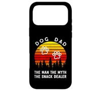Carcasa para iPhone 17 Pro MAX Dog Dad The Man The Myth The Snack Dealer - Amante de los Perros