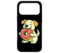 Carcasa para iPhone 17 Pro MAX Dog Donut Funny Food Animal Humor Gráfico