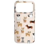 Carcasa para iPhone 17 Pro MAX Dog Pattern Pet Lovers Cute Doggie Breeds
