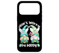Carcasa para iPhone 17 Pro MAX Don`t Worry Be Hoppy with Cute Bunny Ears and Easter GNOME