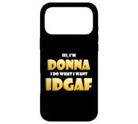 Carcasa para iPhone 17 Pro MAX Donna Joke Idgaf Meme Funny Halloween Costume For Donnas