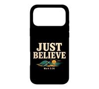 Carcasa para iPhone 17 Pro MAX Don't Be Afraid Just Believe Mark 5:36 Sea Turtle Faith