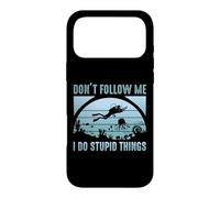 Carcasa para iPhone 17 Pro MAX Don't Follow Me I Do Stupid Things Scuba Dive Diver Diving
