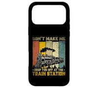 Carcasa para iPhone 17 Pro MAX Don't Make Me Drop Lovers Travel Station Railroad