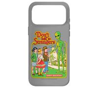 Carcasa para iPhone 17 Pro MAX Don't Talk to Strangers Alien UFO Retro Funny Adult Humor