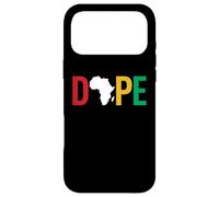 Carcasa para iPhone 17 Pro MAX Dope Africa Map Juneteenth Pan African Pride