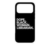 Carcasa para iPhone 17 Pro MAX Dope Bibliotecaria Mujer Negra Bibliotecarios Afroamericanos