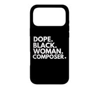 Carcasa para iPhone 17 Pro MAX Dope Black Woman Compositor Compositoras afroamericanas