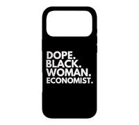 Carcasa para iPhone 17 Pro MAX Dope Black Woman Economista Economistas afroamericanos