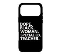 Carcasa para iPhone 17 Pro MAX Dope Black Woman Special ED Teacher Orgullo afroamericano