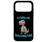 Carcasa para iPhone 17 Pro MAX Dot Day Dino Me Siento un Poco Irregular y Dotty Hoy