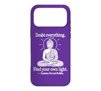 Carcasa para iPhone 17 Pro MAX Doubt Everything v2 Buda Zen Mindfulness Line Art
