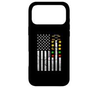 Carcasa para iPhone 17 Pro MAX Drag Racing Flag American Drag Racer Drag Strip Luz de árbol