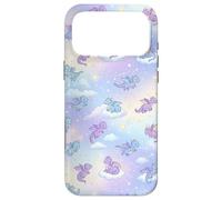 Carcasa para iPhone 17 Pro MAX Dragon Lover Lindo Kawaii Fantasía Rosa Azul