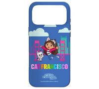 Carcasa para iPhone 17 Pro MAX DreamWorks Gabby’s Dollhouse The Movie Cat Francisco Rainbow