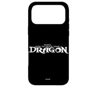 Carcasa para iPhone 17 Pro MAX DreamWorks How To Train Your Dragon Logo Black and White