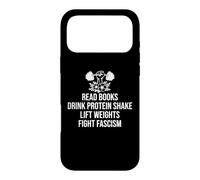 Carcasa para iPhone 17 Pro MAX Drink Protein Shake Read Books Lift Weights Fight Fascism