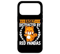 Carcasa para iPhone 17 Pro MAX Easily Distracted by Red Pandas Funny Cute Kawaii Red Panda