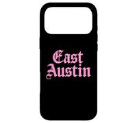Carcasa para iPhone 17 Pro MAX East Austin Texas 512 737 Activismo artístico Mexicano Americano Rosa