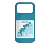 Carcasa para iPhone 17 Pro MAX East Coast Shark Sightings Map