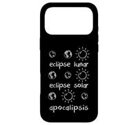 Carcasa para iPhone 17 Pro MAX Eclipse Solar Lunar y Apocalipsis - Ciencia Divertida