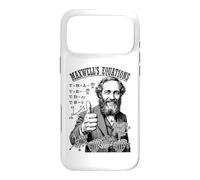 Carcasa para iPhone 17 Pro MAX Ecuaciones de Maxwell Matemáticas Nerd Ciencia Física