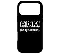 Carcasa para iPhone 17 Pro MAX EDM Live In The Moment Electrónica Dance Music Raver Gear EDM