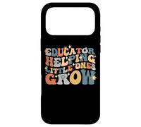 Carcasa para iPhone 17 Pro MAX Educador Ayudando a Pequeñas Mentes a Crecer, Escuela de Maestros de Preescolar
