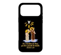 Carcasa para iPhone 17 Pro MAX EIS o Cordeiro de Deus Joao 1:29. Versión Portuguesa