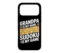 Carcasa para iPhone 17 Pro MAX El Abuelo es mi Nombre Sudoku es mi Juego