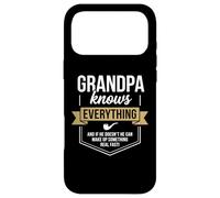 Carcasa para iPhone 17 Pro MAX El Abuelo Sabe Todo lo Que Dice el Orgullo del Abuelo