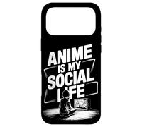 Carcasa para iPhone 17 Pro MAX El Anime es mi Vida Social, Divertido diseño de Cultura Otaku para fanáticos de Japón