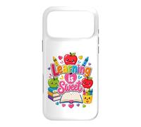 Carcasa para iPhone 17 Pro MAX El Aprendizaje de Maestros de Preescolar es Sweet Apple Pre-K School