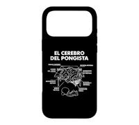 Carcasa para iPhone 17 Pro MAX el Cerebro del pongista Jugador De Ping-Pong Divertida