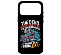 Carcasa para iPhone 17 Pro MAX El Diablo me susurró Que traigo Cerveza