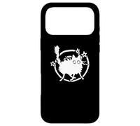 Carcasa para iPhone 17 Pro MAX El Divertido y Aterrador Gato Tomcat del Y2K de los 90 se Asusta bajo una Cola Estrellada