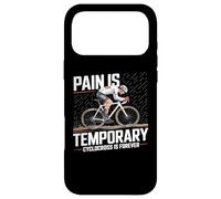 Carcasa para iPhone 17 Pro MAX El Dolor es ciclocross Temporal para Siempre Bicicleta ciclocross Bicicleta