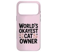 Carcasa para iPhone 17 Pro MAX El dueño de Gato más Bueno del Mundo Divertido Amante de Las Mascotas Dicho