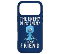 Carcasa para iPhone 17 Pro MAX El Enemigo de mi Enemigo es mi Amigo Bacteriófago Divertido