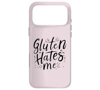 Carcasa para iPhone 17 Pro MAX El Gluten me Odia Vivir Sin Gluten Plan de Dieta Saludable Divertido