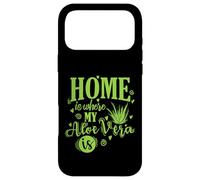 Carcasa para iPhone 17 Pro MAX El hogar es Donde mi Aloe Vera es Medicinal Planta